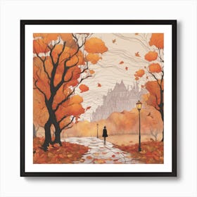 THE LONELINESS OF AUTUMN Art Print