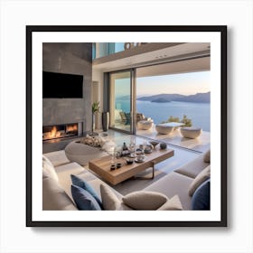 Living Room With A View Art Print