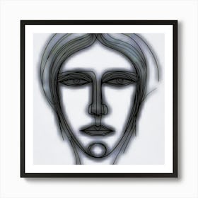 Face Of A Woman Art Print