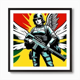 War angel 6 Art Print