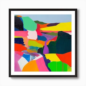 Abstract Travel Collection Great Britain 3 Art Print