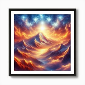 Starry Sky 4 Art Print