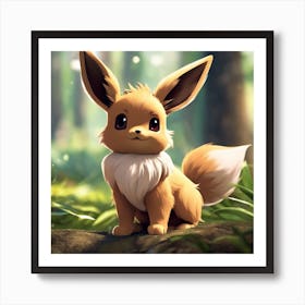 Pokemon Eevee 3 Art Print