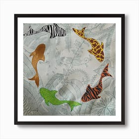 Safari Fish Art Print