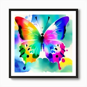 Colorful Butterfly 80 Art Print