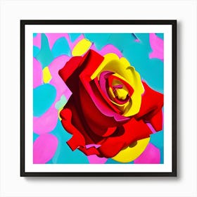 Red Rose Art Print