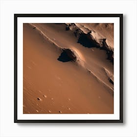 Sand Dunes On Mars Art Print