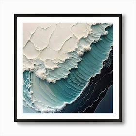 Abstract Wave - Abstract Wave Stock Videos & Royalty-Free Footage Art Print