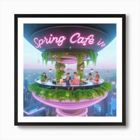 isle spring café Art Print