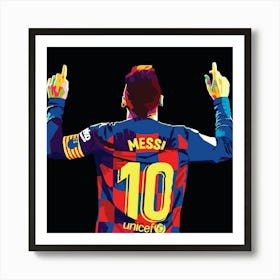 Lionel Messi Art Print