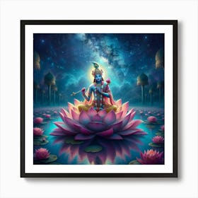 Lord Krishna 2 Art Print