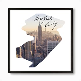 New York State lovers Art Print