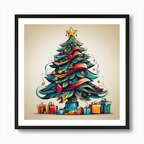 Christmas Tree 4 Art Print