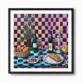 Osteria Del Sentiero Trattoria Italian Food Kitchen Art Print