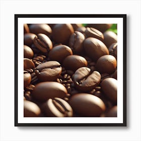 Coffee Beans 96 Art Print