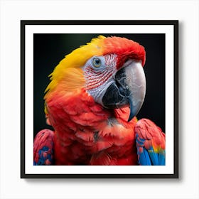 Colorful Parrot 14 Art Print