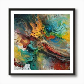 Abstract Painting 4 Art Print