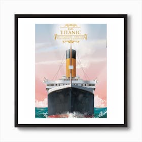 Titanic Poster Art Print