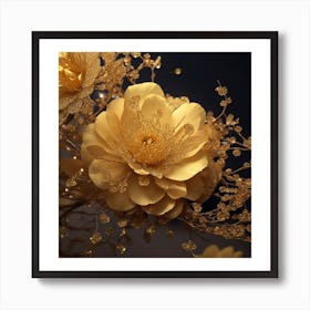 A Frame of Festive Luxury Art Print