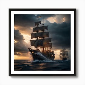 Pirates Of The Caribbean Art Print