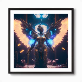 Angel Of War 3 Art Print