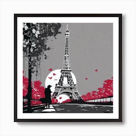 Paris Eiffel Tower 26 Art Print