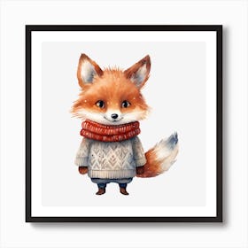 Cute Fox 3 Art Print