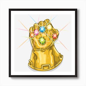 The Infinity Gauntlet Thanos Art Print