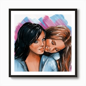 Lena & Julia Art Print