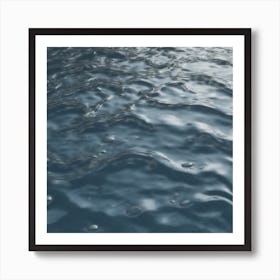 Realistic Water Flat Surface For Background Use Trending On Artstation Sharp Focus Studio Photo (1) Art Print