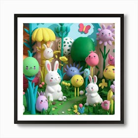 Easter Bunny Art Print