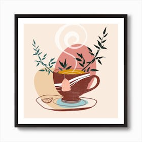 Tea Cup Illustration Art Print