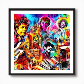 Music Collage - Johnny B Goode Inspired Art Print