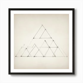 Triangles 6 Art Print