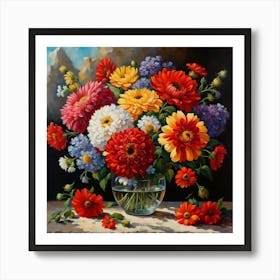 Flowers In A Vase Art Print