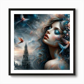 Dream Girl Art Print