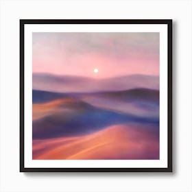 Minimal Abstract Landscape Ii Art Print