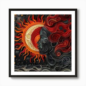 Solar Flare 1 Art Print