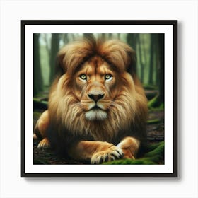 Lion Of The Jungle Art Print