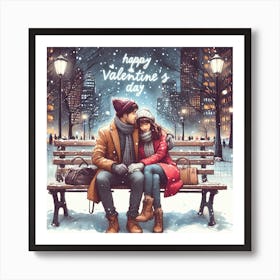 Happy Valentine'S Day Art Print