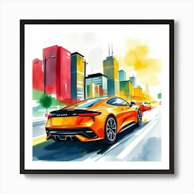 Car Art 214 Art Print