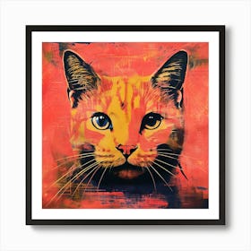 Cat Painting 1 Art Print