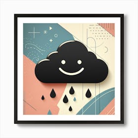 Happy Rain Art Print