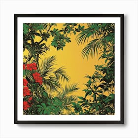 Tropical Background Art 2 Art Print