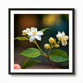 Jasmine Flower Art Print