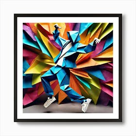 Origami Dancer 88 Art Print