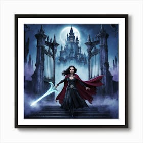 Dark Witch And The Wardrobe Art Print