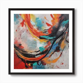 Abstract Painting 21 Art Print