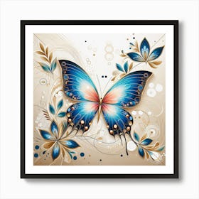 Decorative Art Butterfly V Art Print