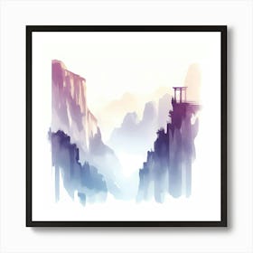 Asian Landscape Painting 12 Art Print